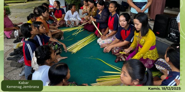 Penyuluh Hindu Kemenag Jembrana Gelar Kegiatan Berkah dan Cempaka di SLB Negeri 1 Jembrana