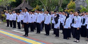 Peringati Hari Sumpah Pemuda ke-96, Kemenag Jembrana Gelar Upacara dan E-Moning untuk Bangkitkan Semangat Persatuan