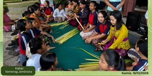 Penyuluh Hindu Kemenag Jembrana Gelar Kegiatan Berkah dan Cempaka di SLB Negeri 1 Jembrana