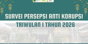 Survey Persepsi Anti Korupsi Tahun 2026 Triwulan 1