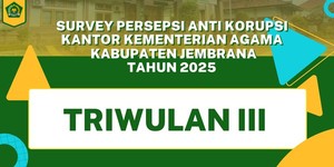 Survey Persepsi Anti Korupsi Tahun 2025 Triwulan 3