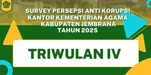 Survey Persepsi Anti Korupsi Tahun 2025 Triwulan 4