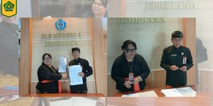 KEMBALI MELAKUKAN MoU DENGAN SLBN 1 JEMBRANA, KINI KEMENAG JEMBRANA BERINOVASI MEMBERI KESEMPATAN MAGANG BAGI SISWA-SISWI BERKEBUTUHAN KHUSUS (DIFABEL) SLBN 1 JEMBRANA