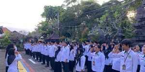 Semangat ASN  Kabupaten Jembrana di Apel SENJATA: Bersih, Rapi, dan Siap ZI 2025