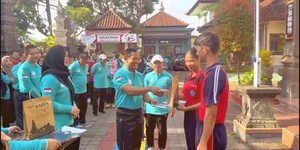 Kemenag Jembrana melepas siswa siswi magang SLB Negeri 1 Jembrana kembali ke Sekolah