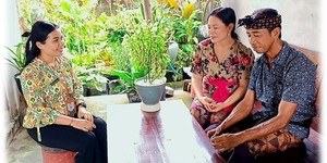 Penyuluh Agama melaksanakan Pembinaan Agama kepada Sepasang Pengantin Darmika