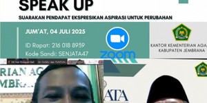 SENJATA Daring dan Jumat SPEAK UP: Kepala Kemenag Jembrana Tegaskan Disiplin dan Integritas ASN