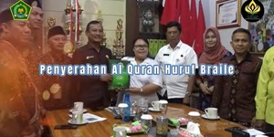 Evaluasi Program Kerjasama & Penyerahan Al Qur’an Huruf Braille 30 Juz kepada SLB Negeri 1 Jembrana