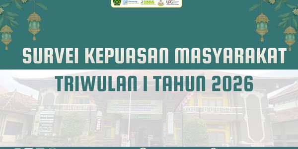 Survey Kepuasan Pelayanan Masyarakat Tahun 2026 Triwulan 1