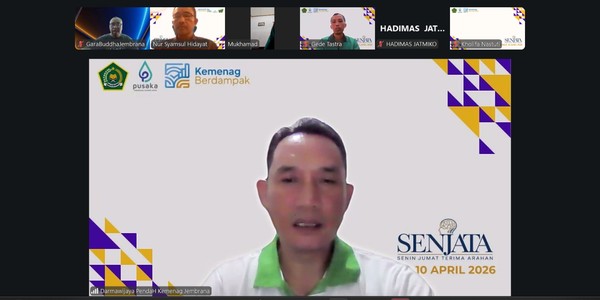 Kemenag Jembrana Gelar Program “SENJATA” via WFH, Perkuat Integritas dan Disiplin ASN