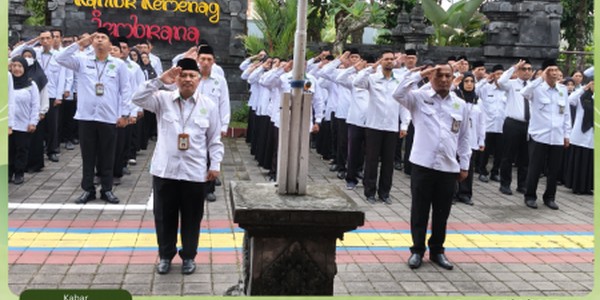 SENJATA Senin: Kepala Kemenag Jembrana Tekankan Disiplin WFA–WFO dan Kesiapan Submit ZI