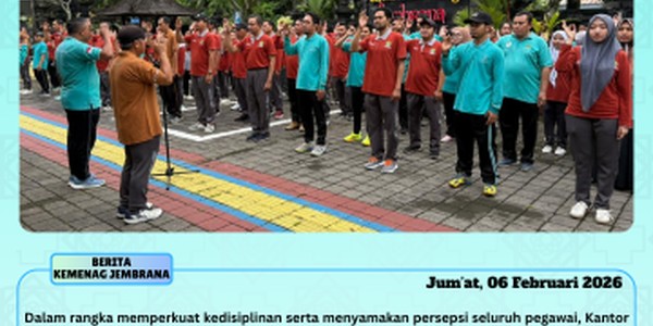 Apel SENJATA Jumat Pertama, Kasubbag TU Sampaikan Informasi ZI Award 2025